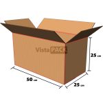 جعبه پستی سایز B5 ابعاد 50 - 25 - 25 سانتی متر